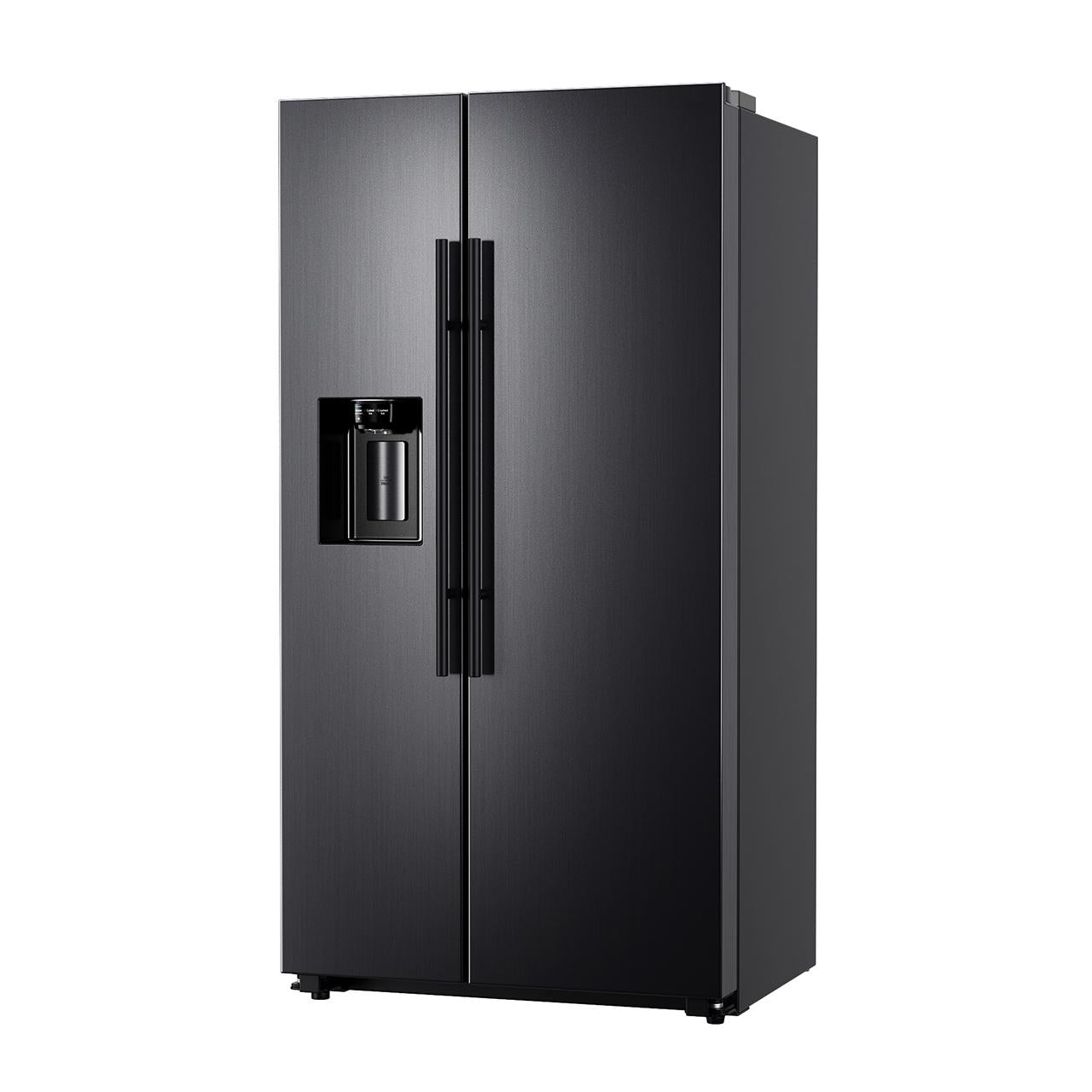Black Modern Refrigerator appliance