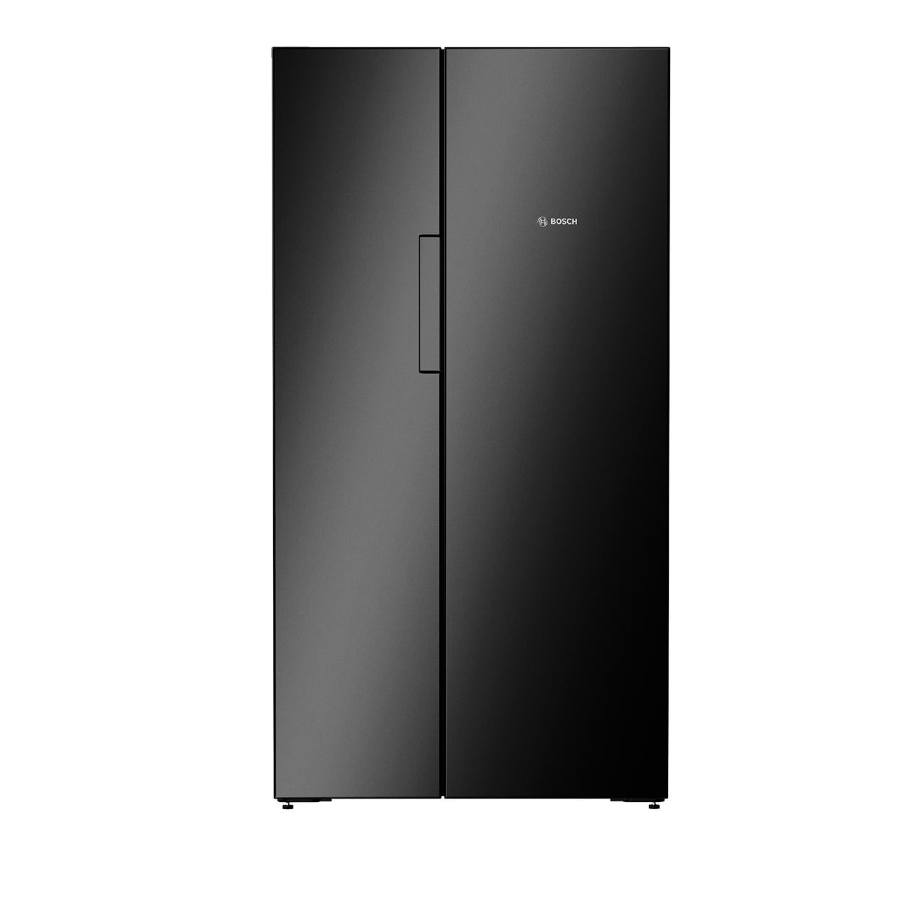 Black Double Door Refrigerator appliance