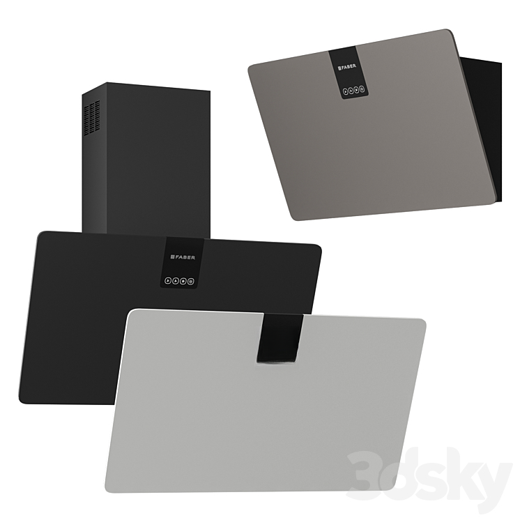 Black Gray Modern appliance