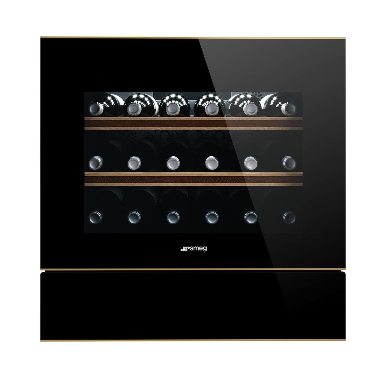 Modern Black Glass Oven appliance