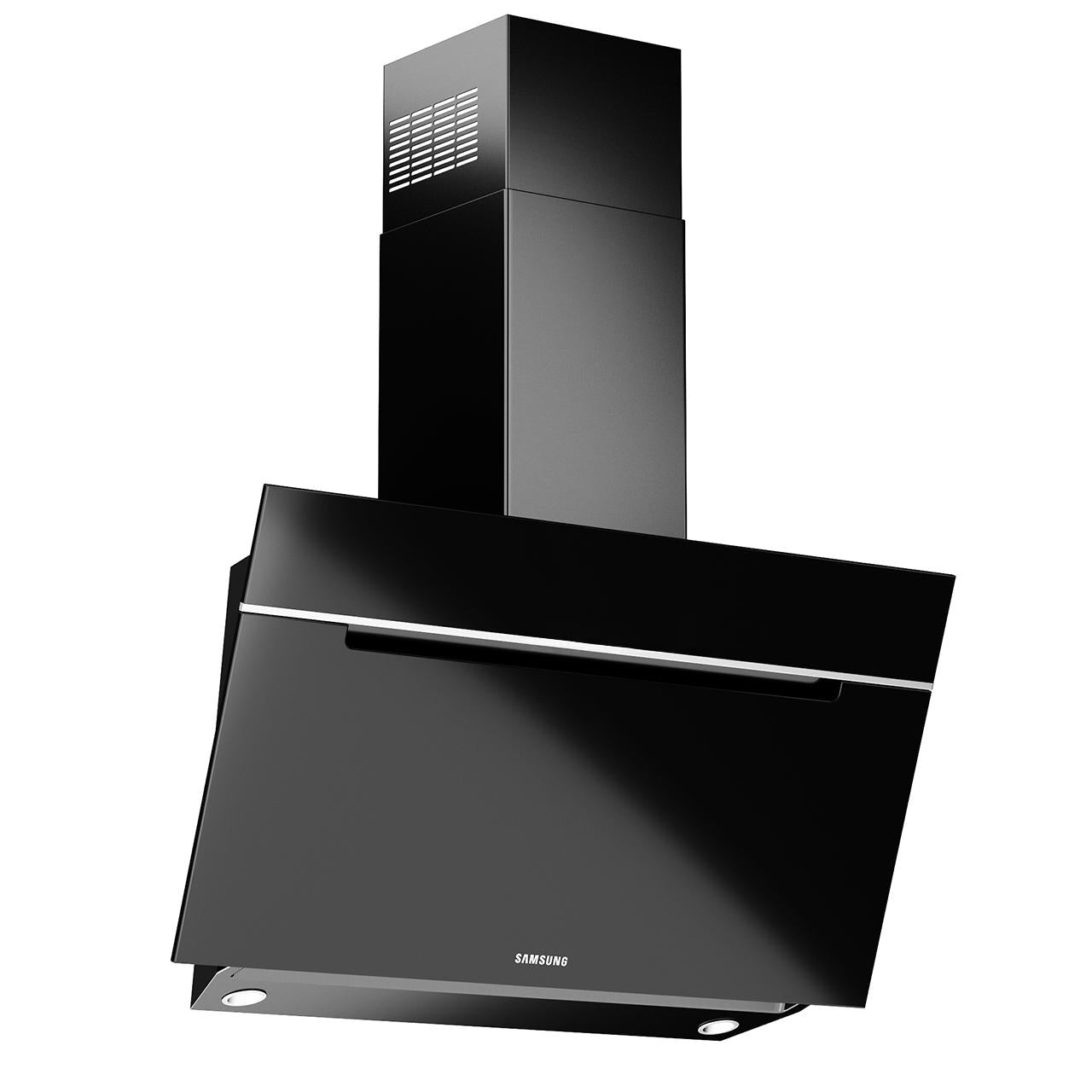 Black kitchen hood appliance