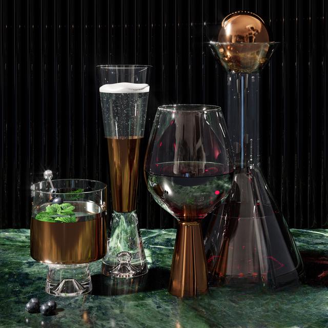 Glassware Modern food
