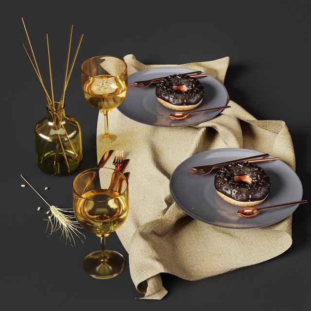 Modern Tableware Dining food