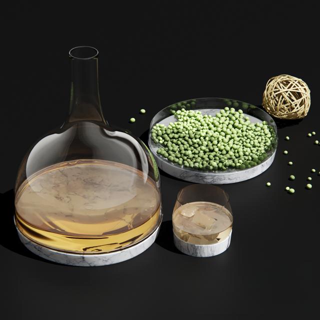 Glassware Modern food