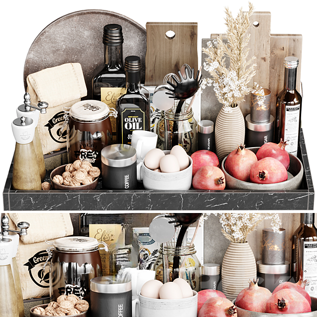 KitchenOrganizerWooden food