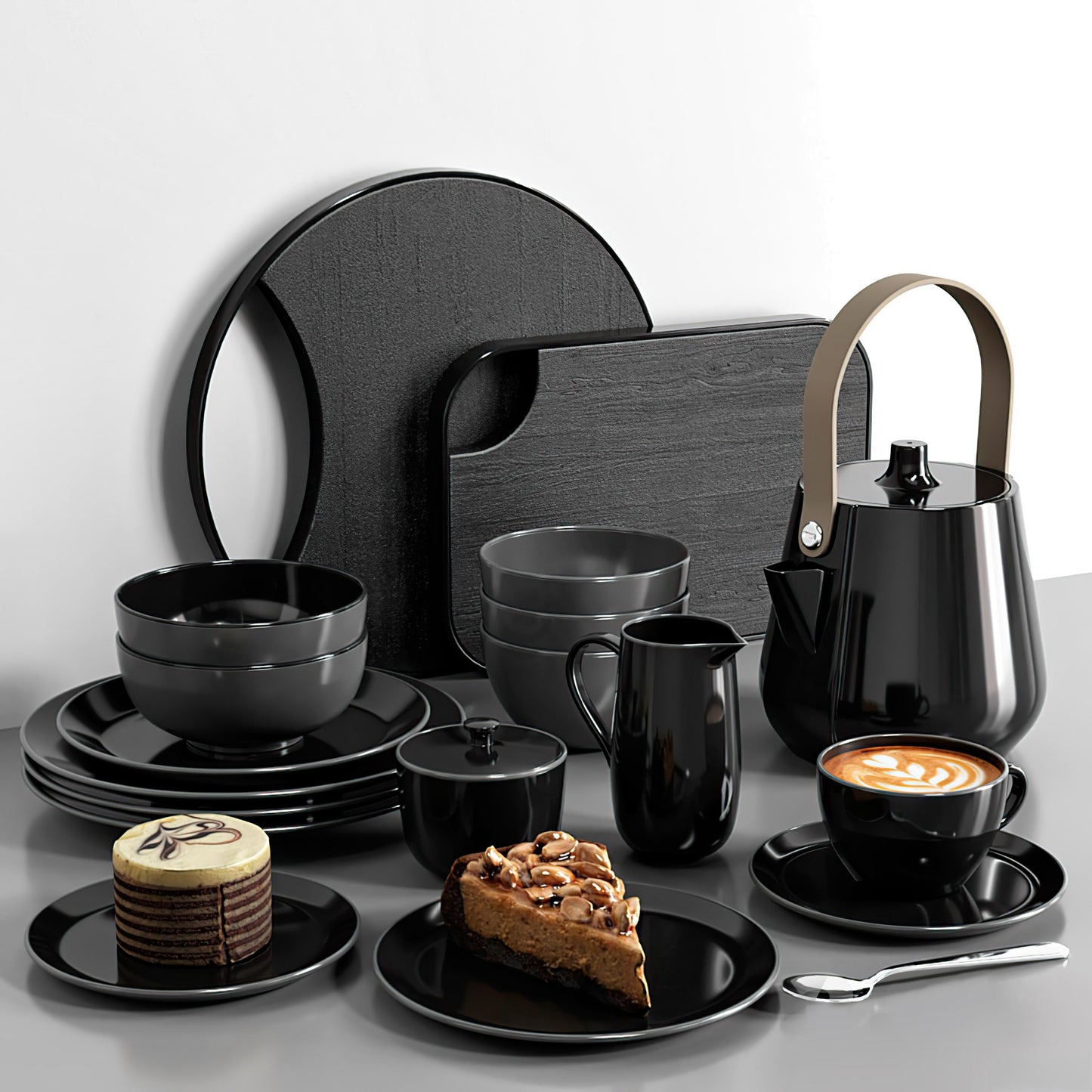 Black Modern Tableware tableware