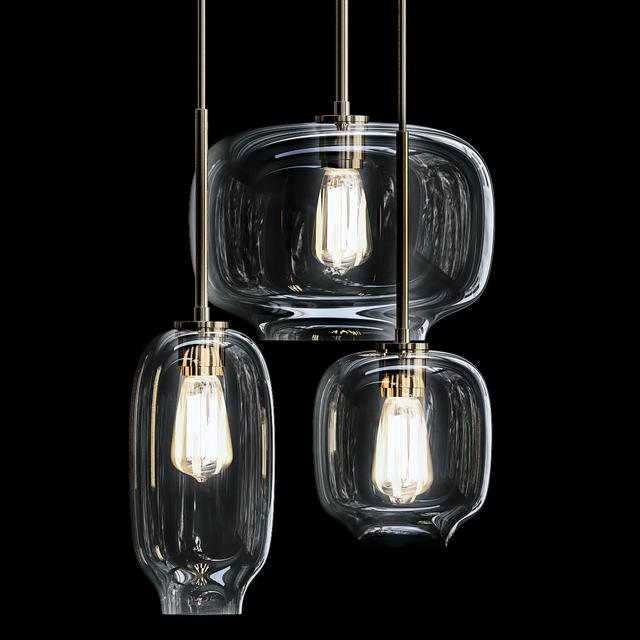 Transparent Glass Pendant ceilinglamp