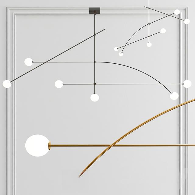 Modern Geometric Chandelier ceilinglamp