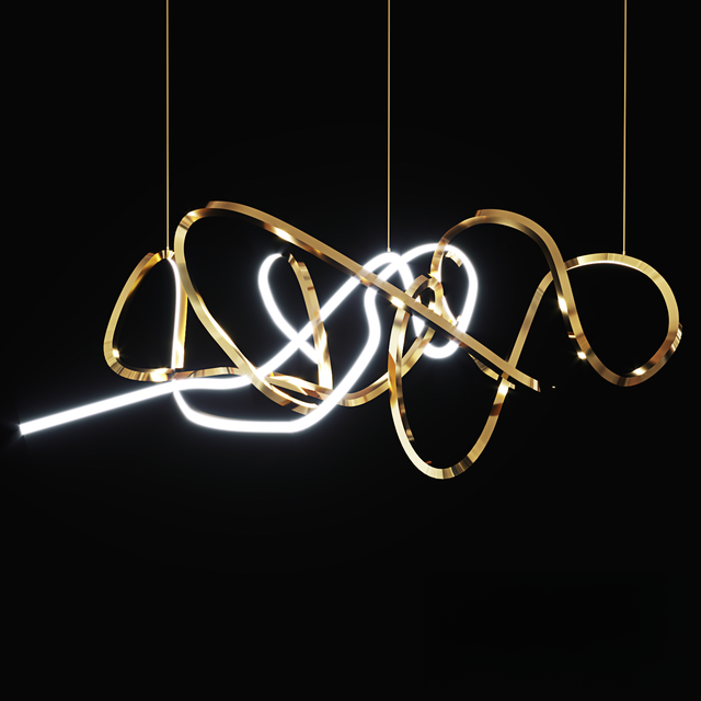 Abstract Gold Modern