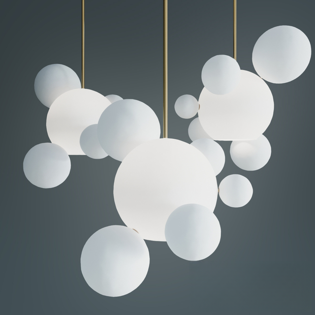 White Round Modern ceilinglamp