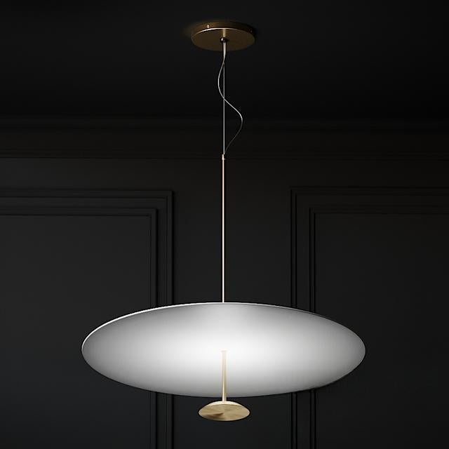 White Oval Pendant ceilinglamp