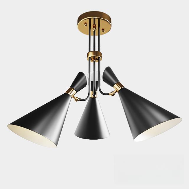 BlackGoldModern ceilinglamp