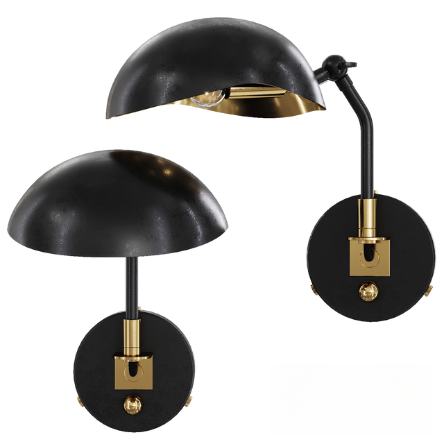 Black Gold Modern Wall Lamp walllamp