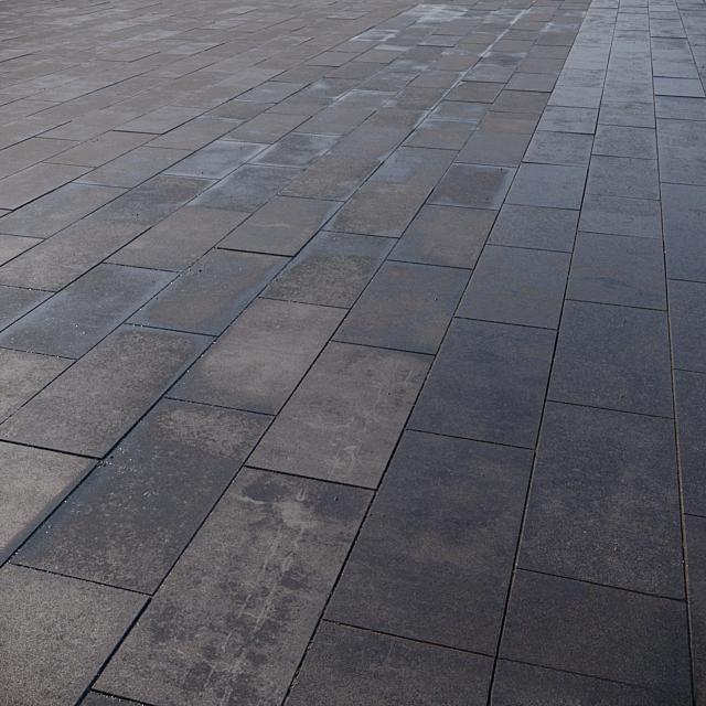 Grey Square Floor covering