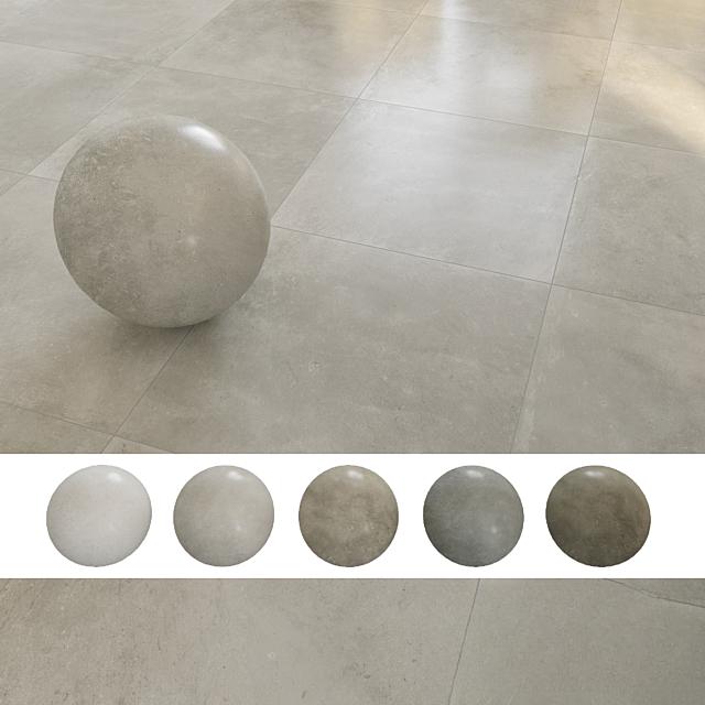 Round Gray Floor covering