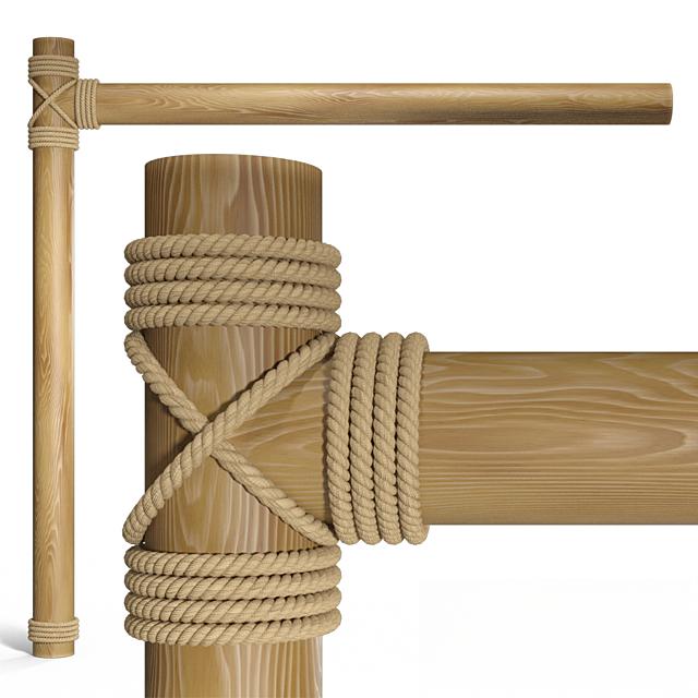 Rope Knot Wooden Furniture covering