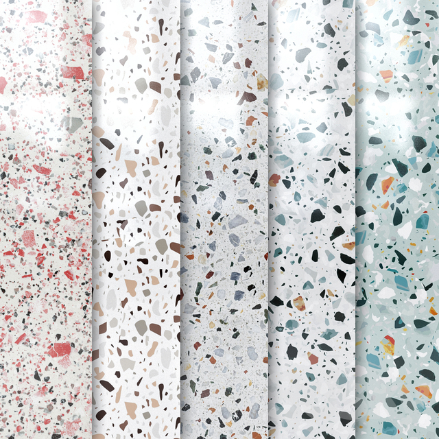 Colorful Terrazzo Pattern covering