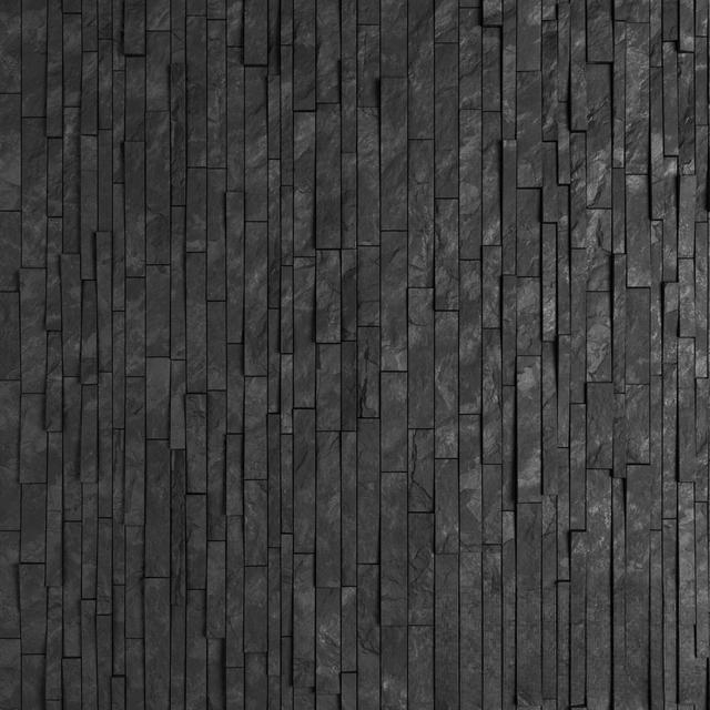Dark wood wall covering