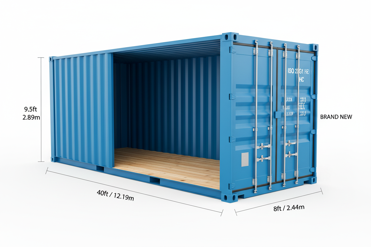 40ft High Cube Container - Brand New Condition