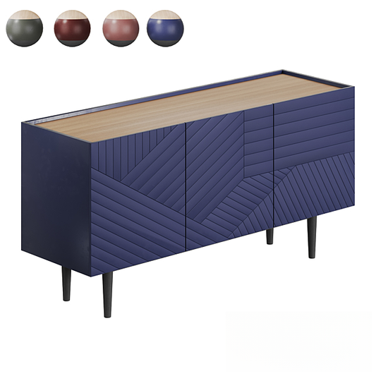 Geometric navy sideboard TVcabinet