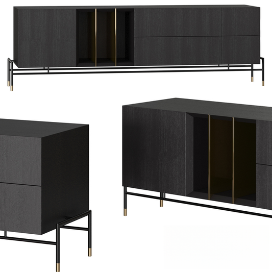 Black Modern Cabinet