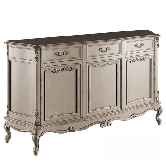 SilverOrnateSideboard TVcabinet