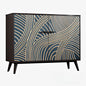 Geometric Pattern Modern Cabinet TVcabinet