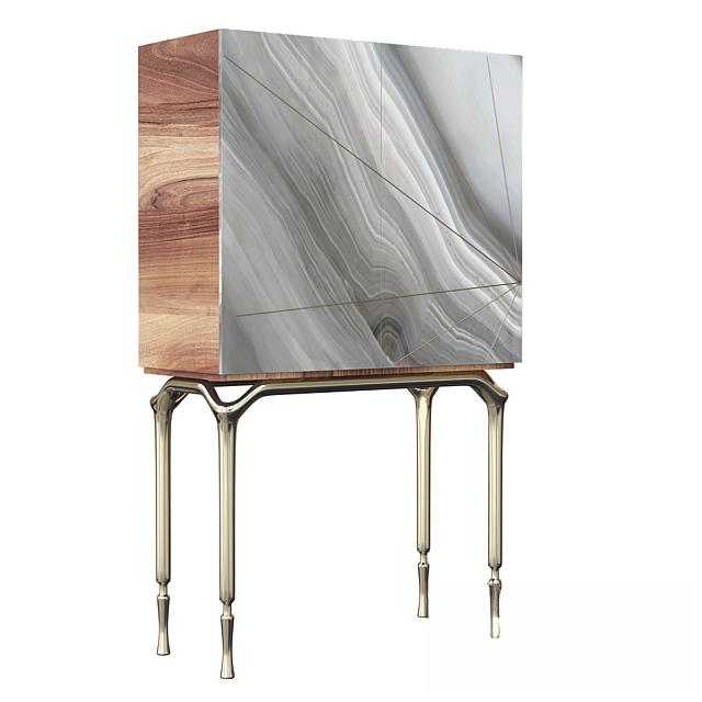 Wooden Metal Modern TVcabinet