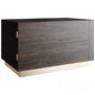 Dark Wood Modern Chest TVcabinet