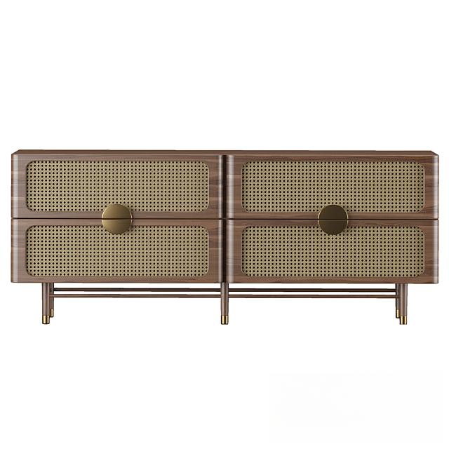 Rattan Metal Cabinet TVcabinet