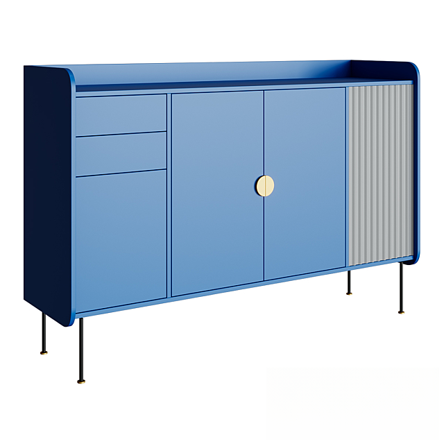Blue Modern Cabinet TVcabinet
