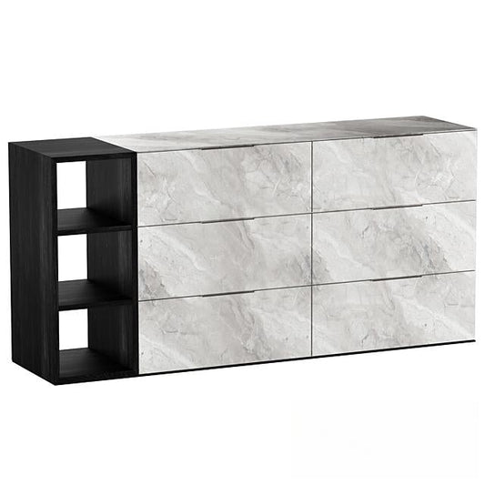 Marble Black Modern Cabinet TVcabinet