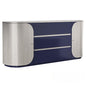 Silver Blue Modern Sideboard TVcabinet