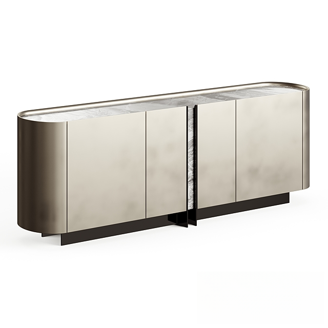 Silver Modern Sideboard TVcabinet