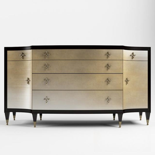 Gold Black Modern Dresser TVcabinet