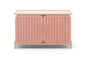 Pink Striped Cabinet TVcabinet