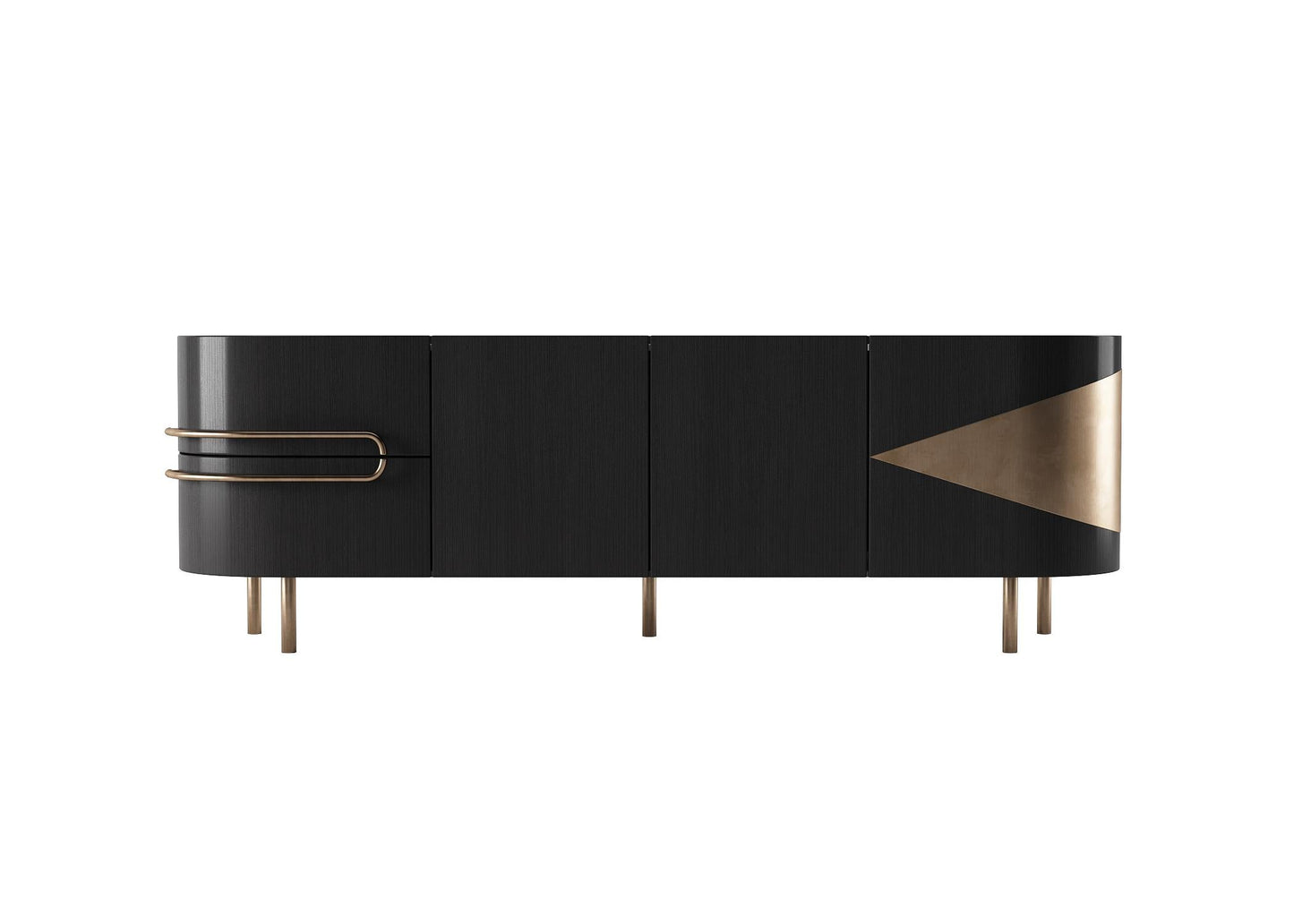 Black Gold Modern Sideboard TVcabinet