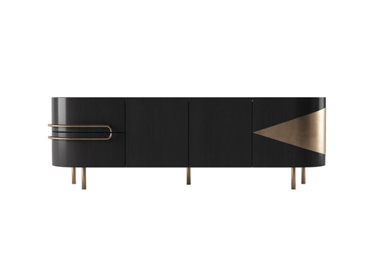 Black Gold Modern Sideboard TVcabinet