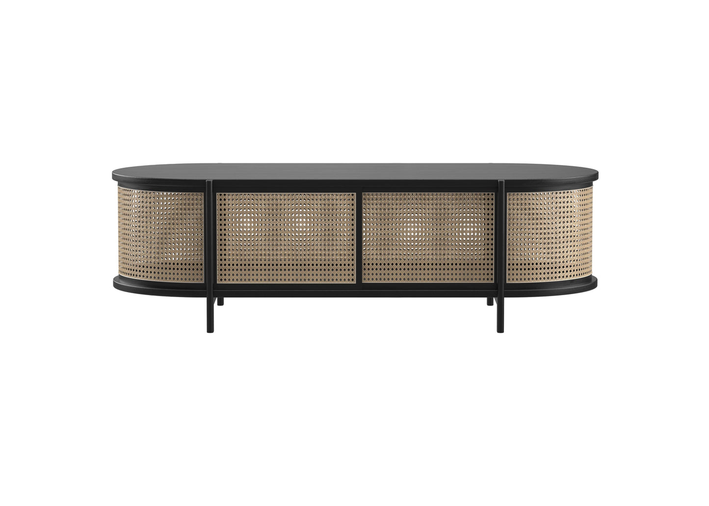 BlackRattanModern Cabinet TVcabinet