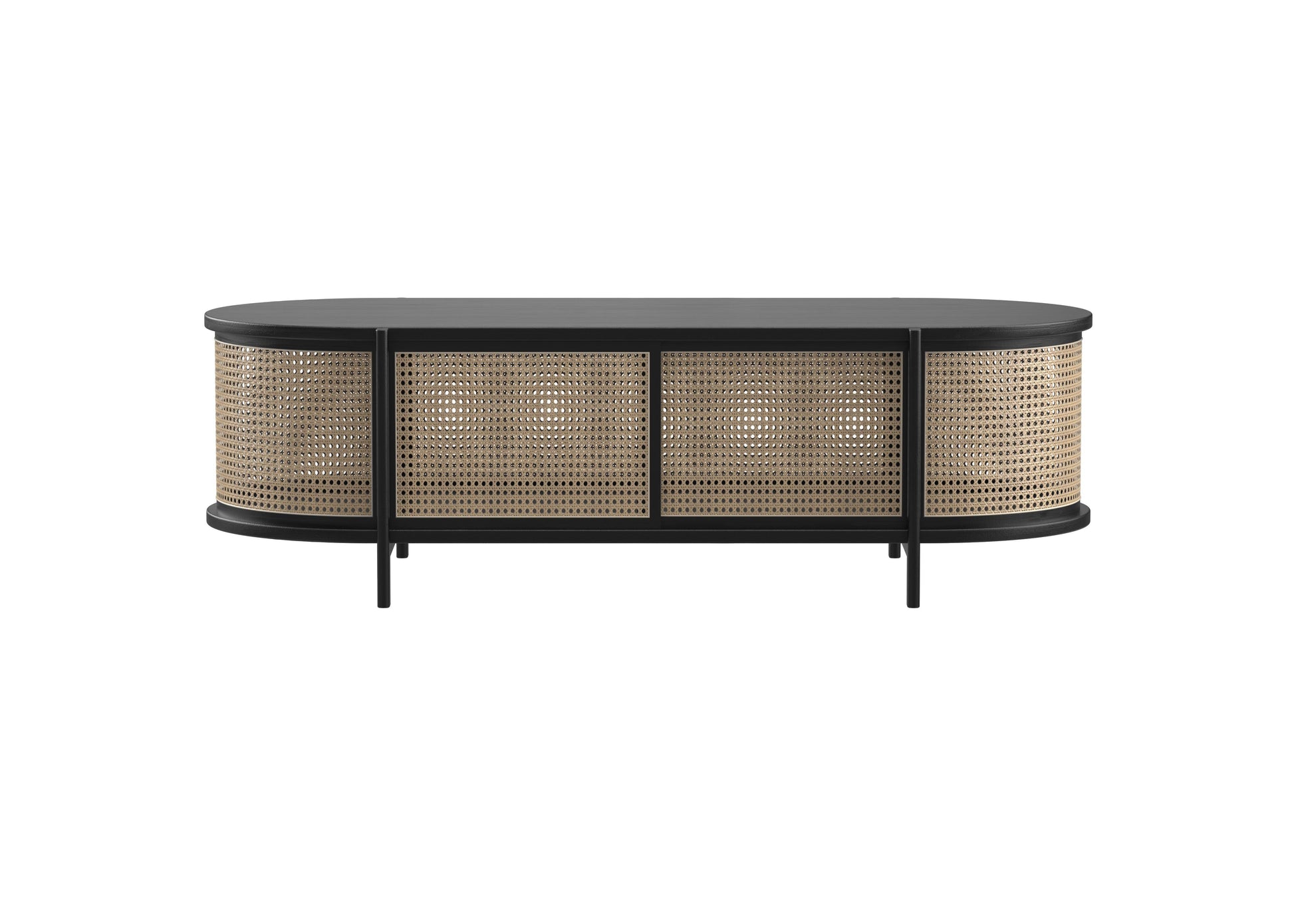 BlackRattanModern Cabinet TVcabinet