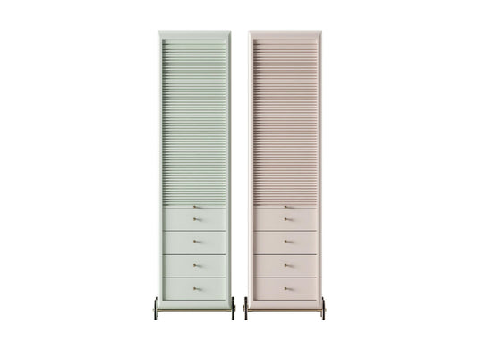 PastelColor Vertical Wardrobe TVcabinet