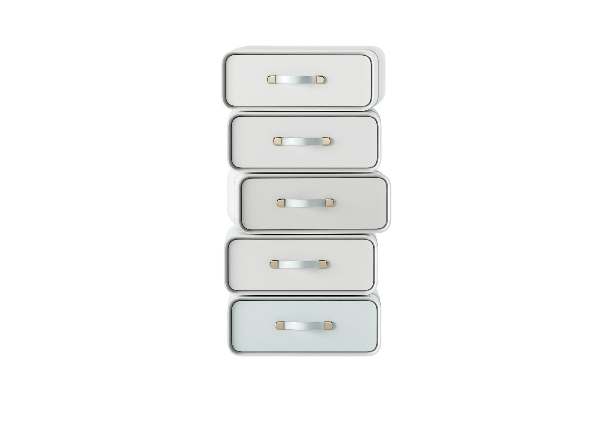 Silver Rectangular Drawer TVcabinet