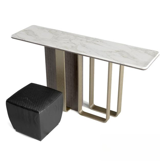 Marble Metal Console Table TVcabinet