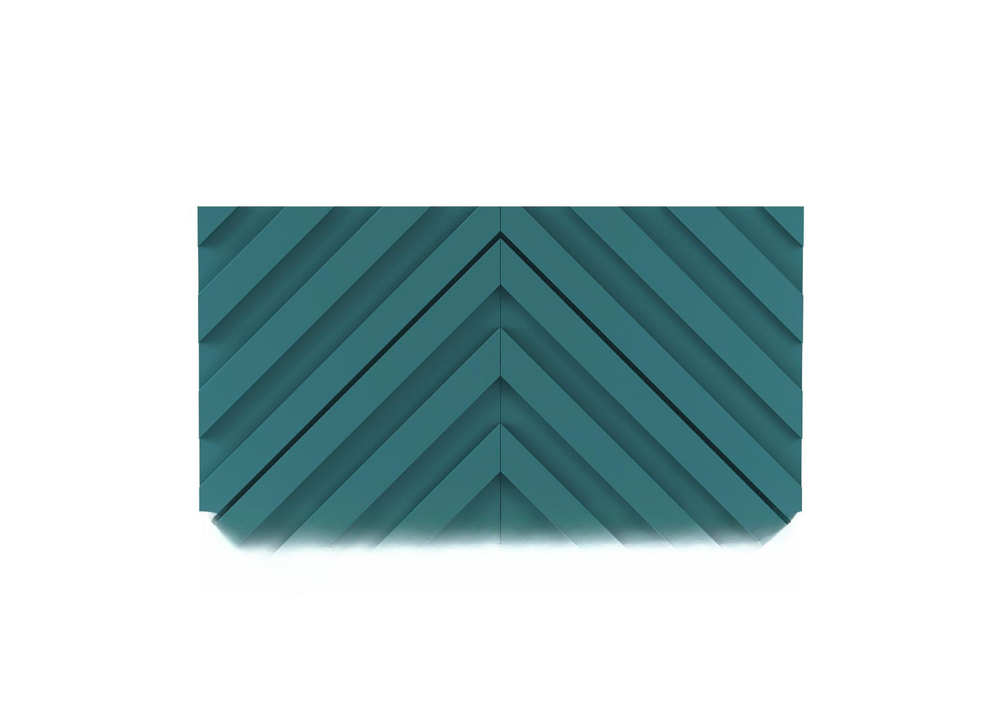 Geometric Chevron Pattern TVcabinet