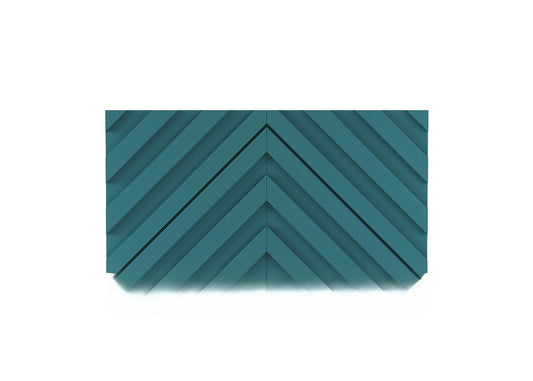 Geometric Chevron Pattern TVcabinet