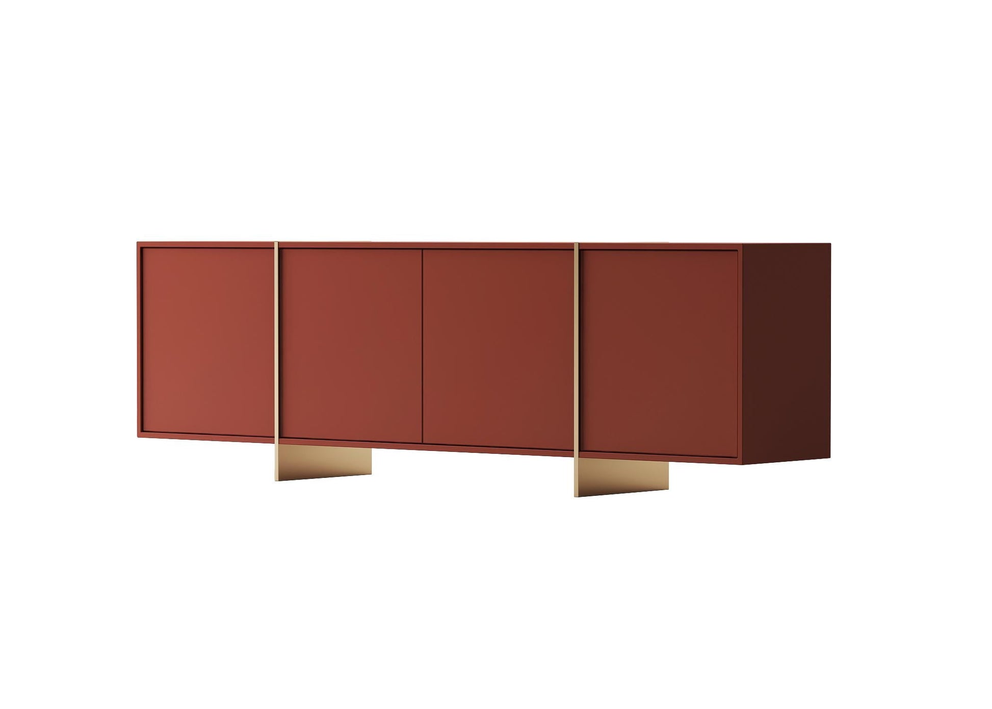 Red Metal Cabinet TVcabinet