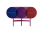 Colorful Oval Table TVcabinet
