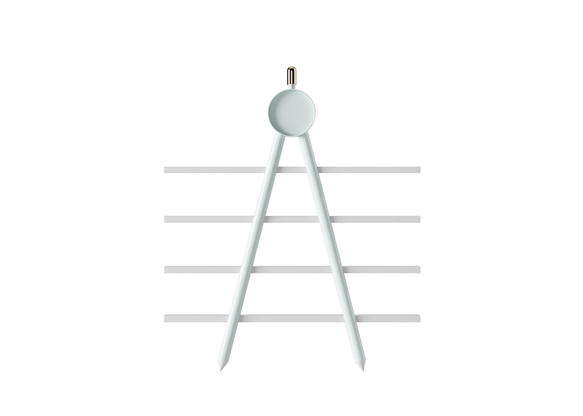 Silver Metal Coat Rack TVcabinet