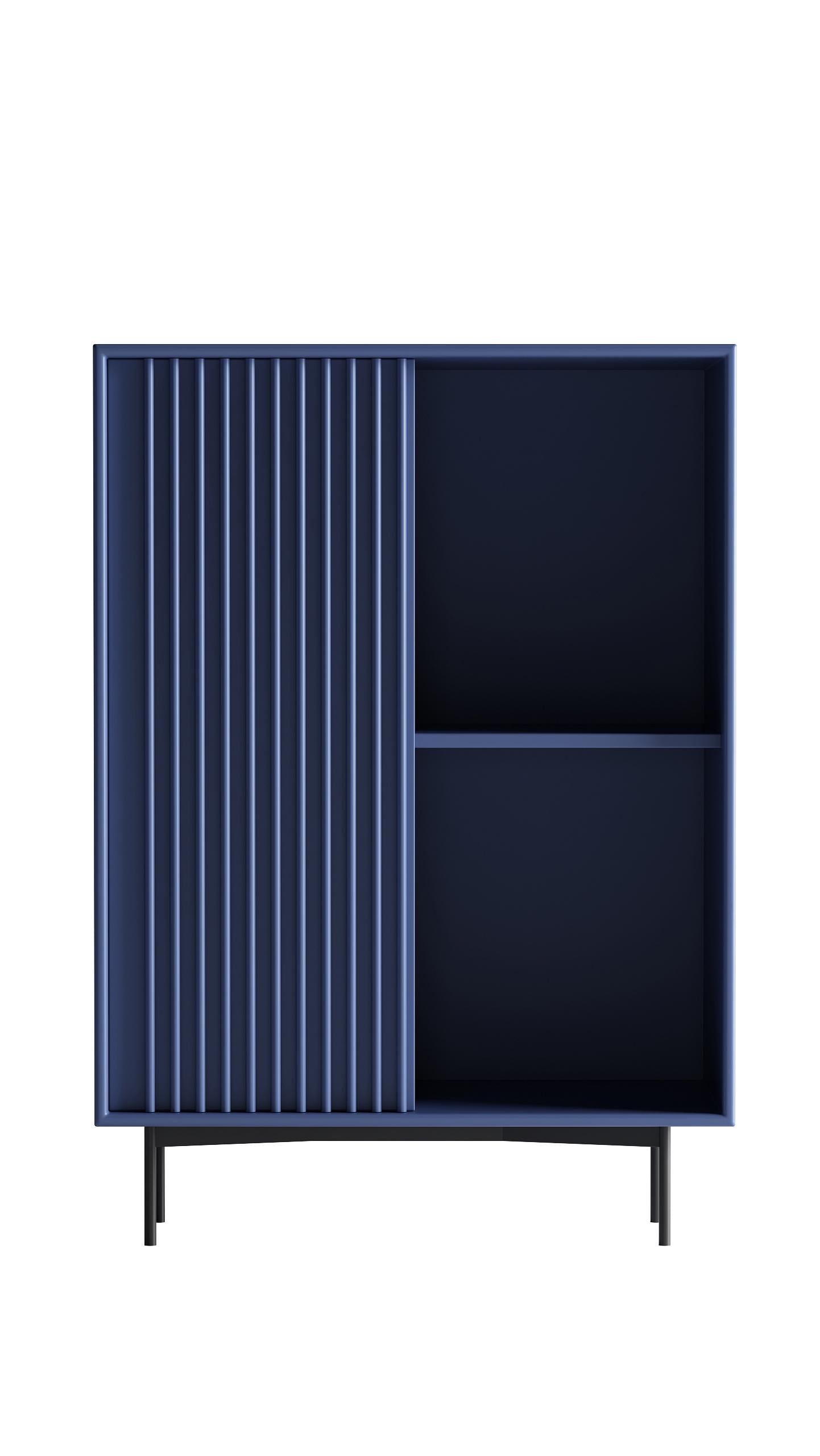 Blue Striped Modern Cabinet TVcabinet