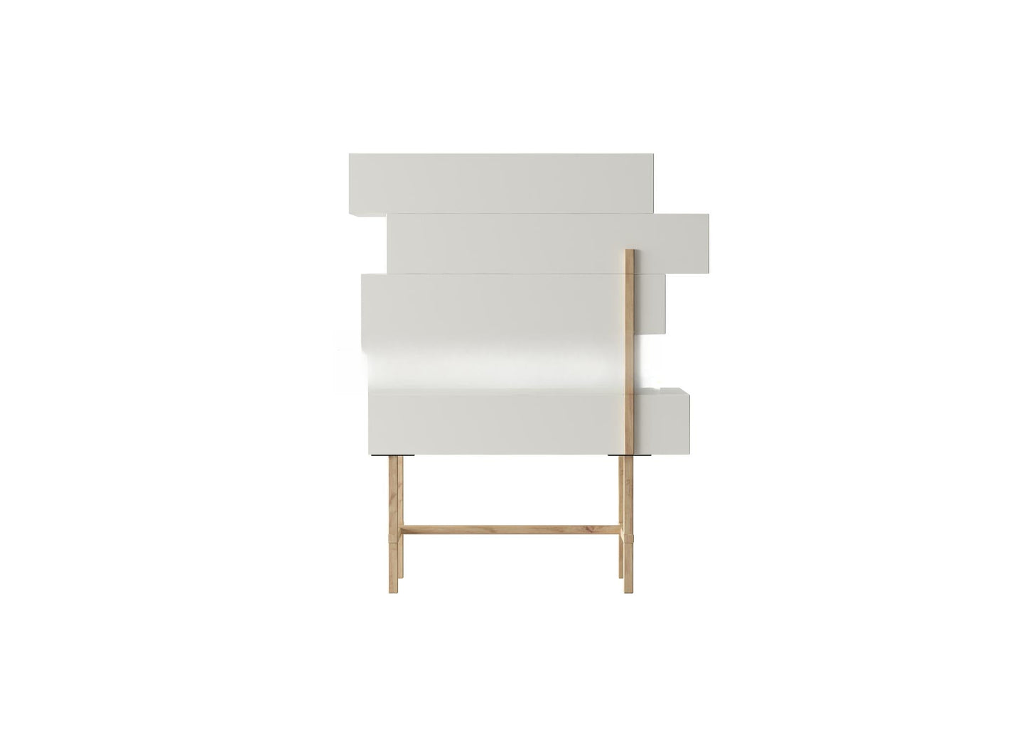 Simple Geometric Modern Chair TVcabinet